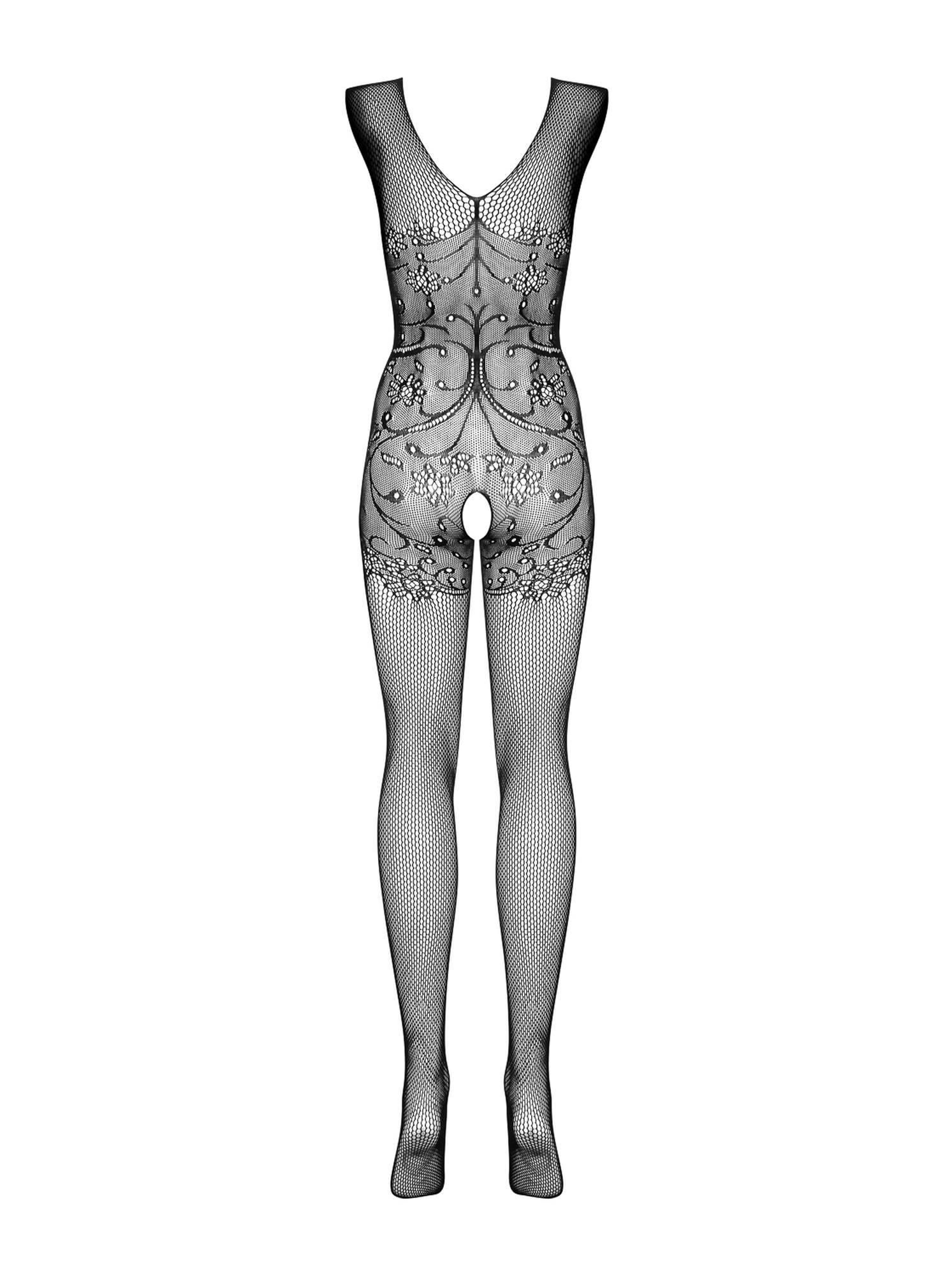 Bodystocking Obsessive F234, S/M/L (czarny)