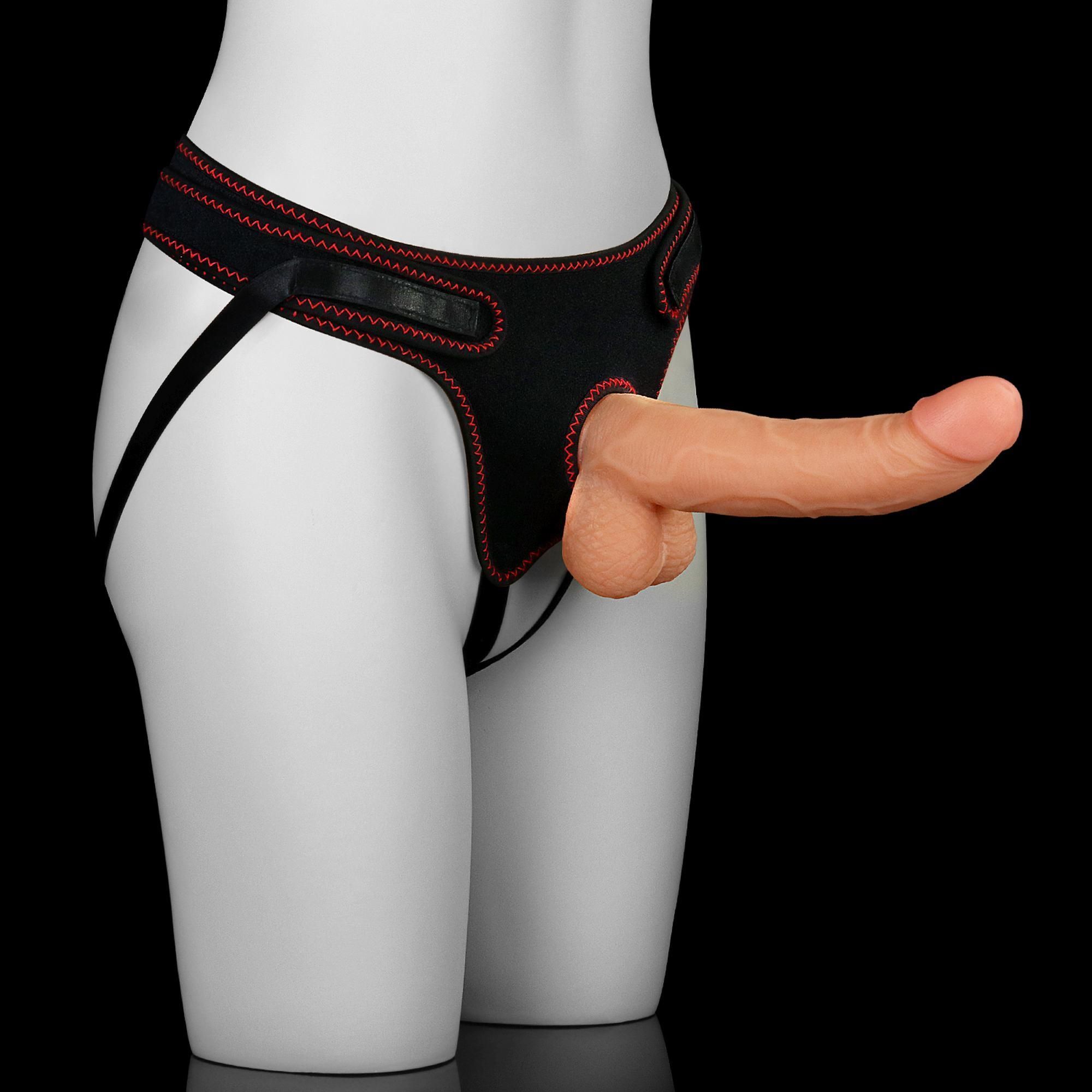Страпон LoveToy Ingen Easy Strapon Set, 21,5 см (телесный)