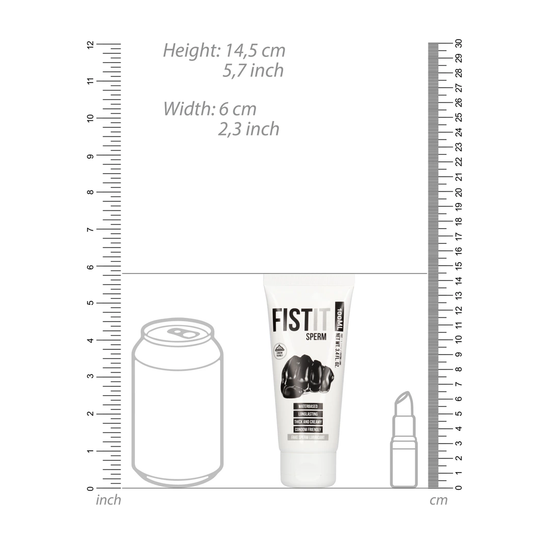 Lubrykant na bazie wody Pharmquests Fist It Sperm, 100 ml