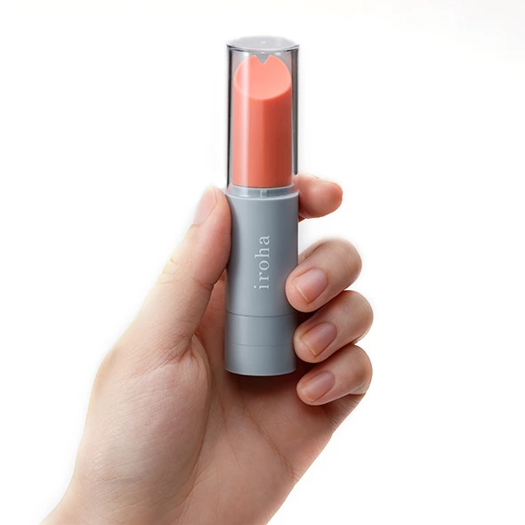 Вибратор для клитора Iroha Stick, 10 см (персиковый)