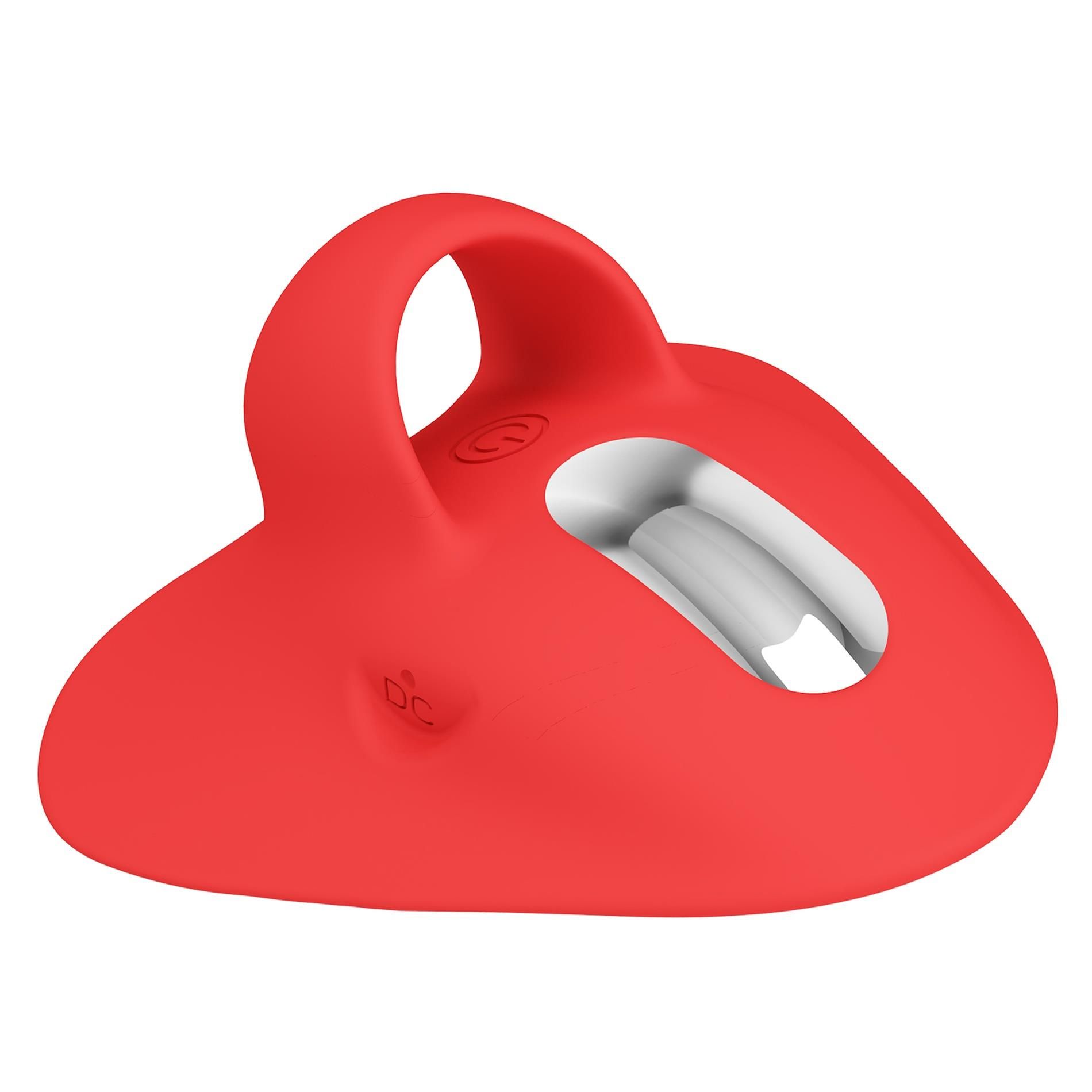 Wibrator na palec Pretty Love Carnation, 7 cm (czerwony)