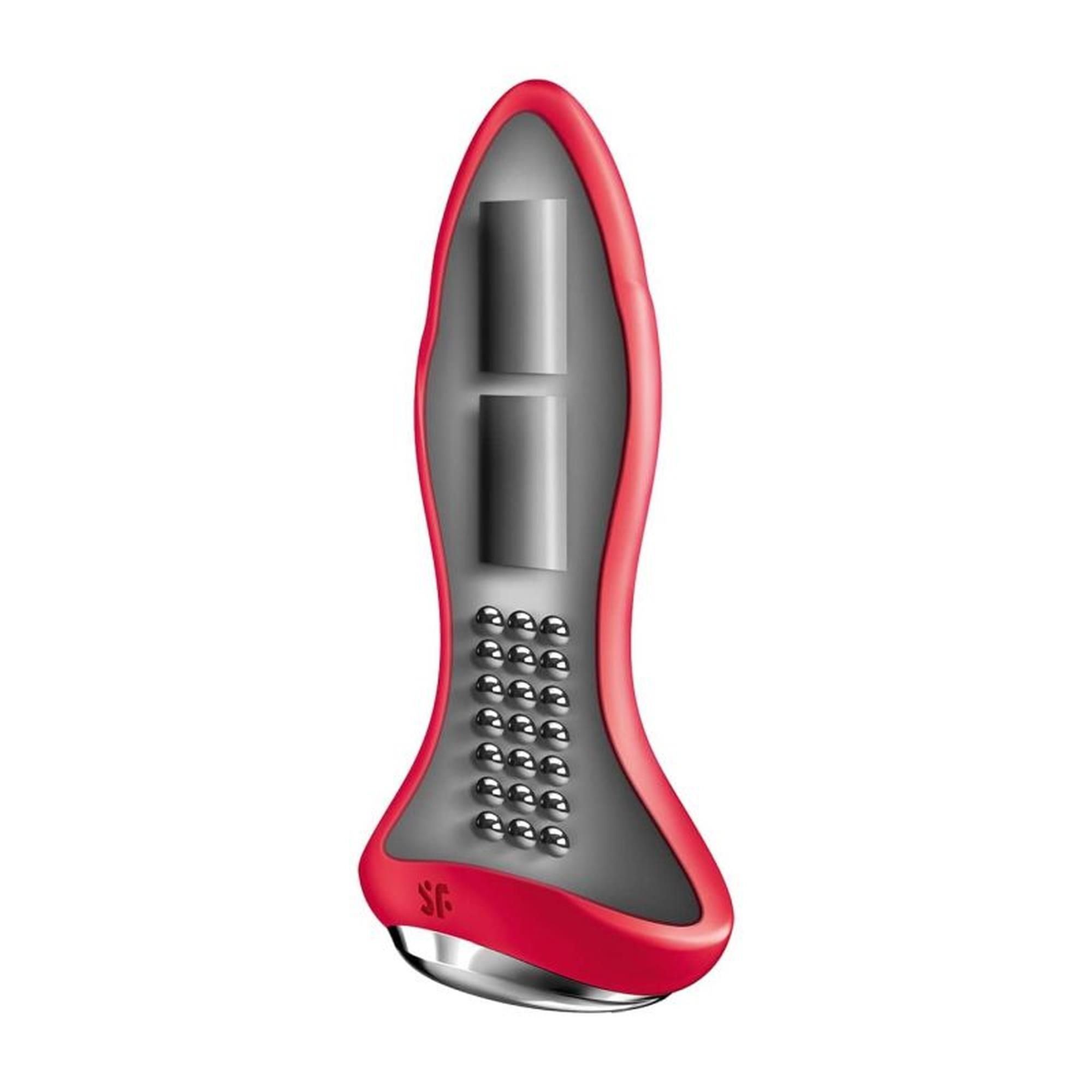 Анальна пробка Satisfyer Rotator Plug 1+, 12,8 см (червона)