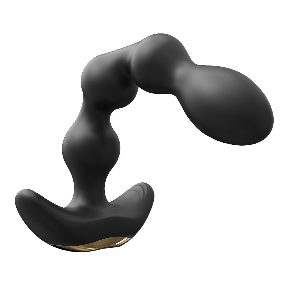 Анальна пробка Dorcel Flexi Balls, 18,2 см (чорний)