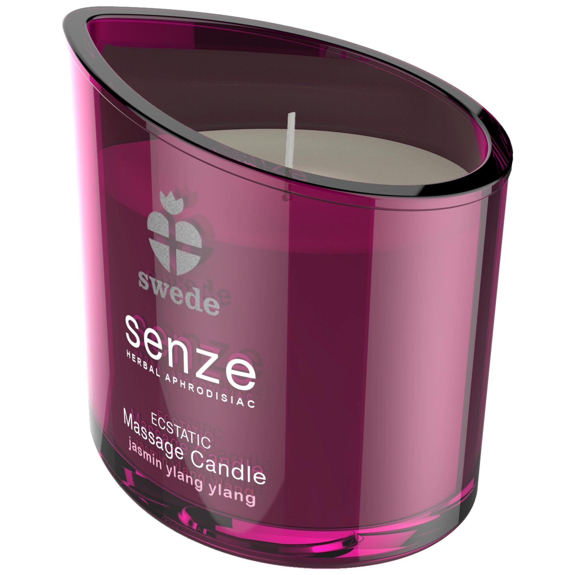 Массажная свеча Senze Ecstatic Massage Candle жасмин/иланг-иланг, 50 мл