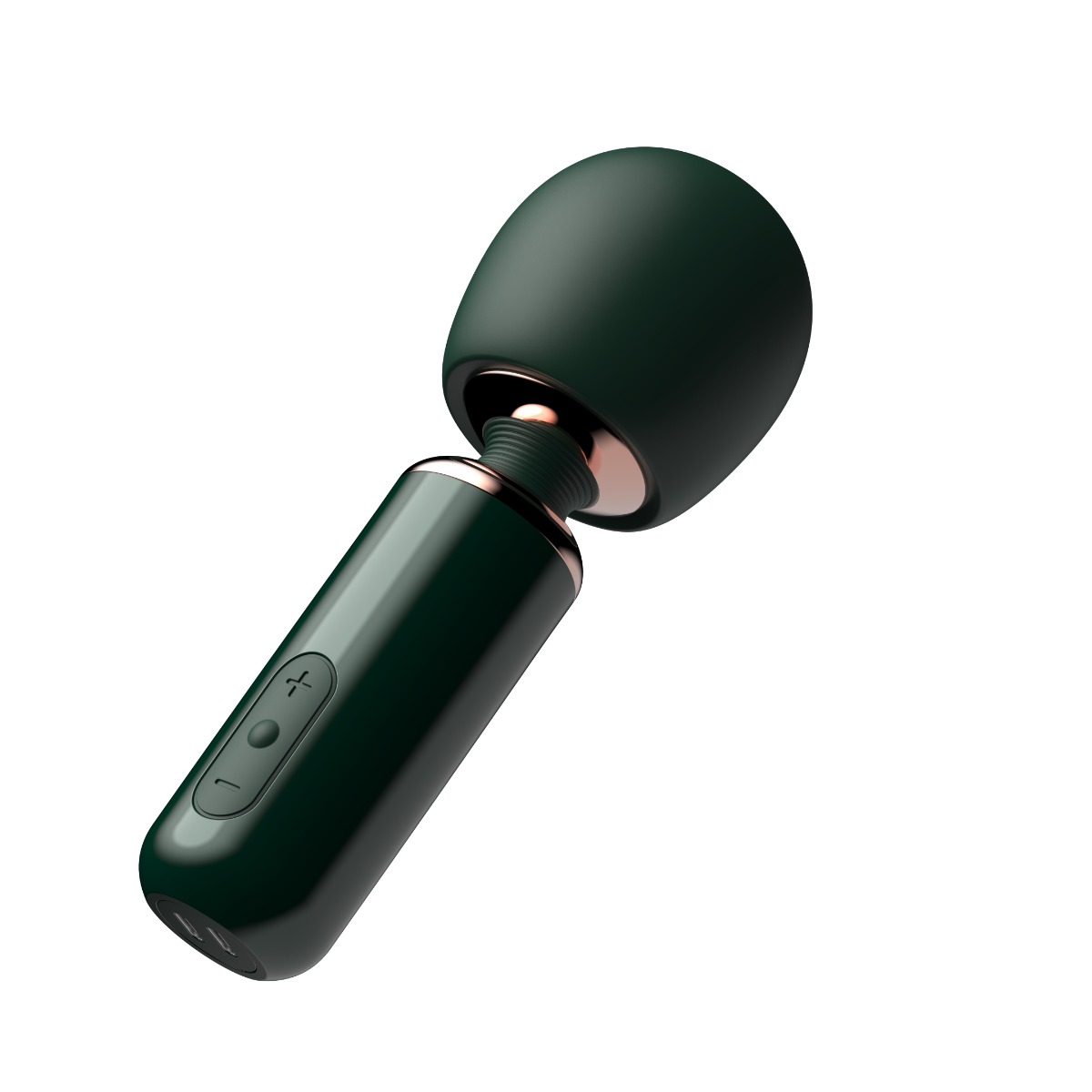 Вибромассажер Qingnan No.5 Powerful Mini Wand, 18,3 см (зеленый)