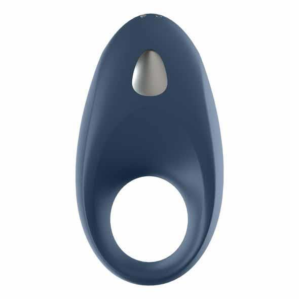 Эрекционное кольцо с вибрацией Satisfyer Mighty One, 9 см (синий)