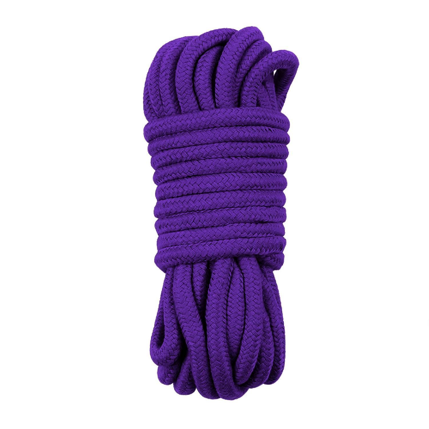 Мотузка LoveToy Fetish Bondage Rope, 10м (фіолетовий)