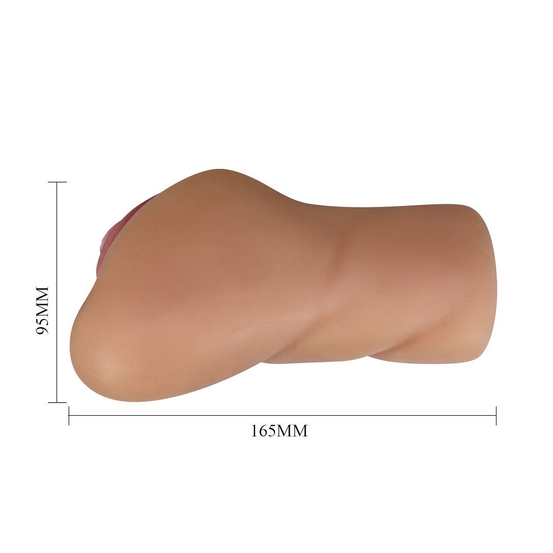 Crazy Bull Eliana - Realistyczny masturbator, Brązowy, 16.5 cm