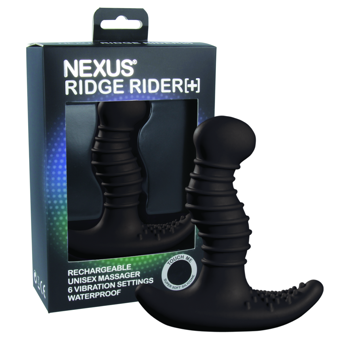 Стимулятор простаты Nexus Ridge Rider+, 12,7 см (черный)