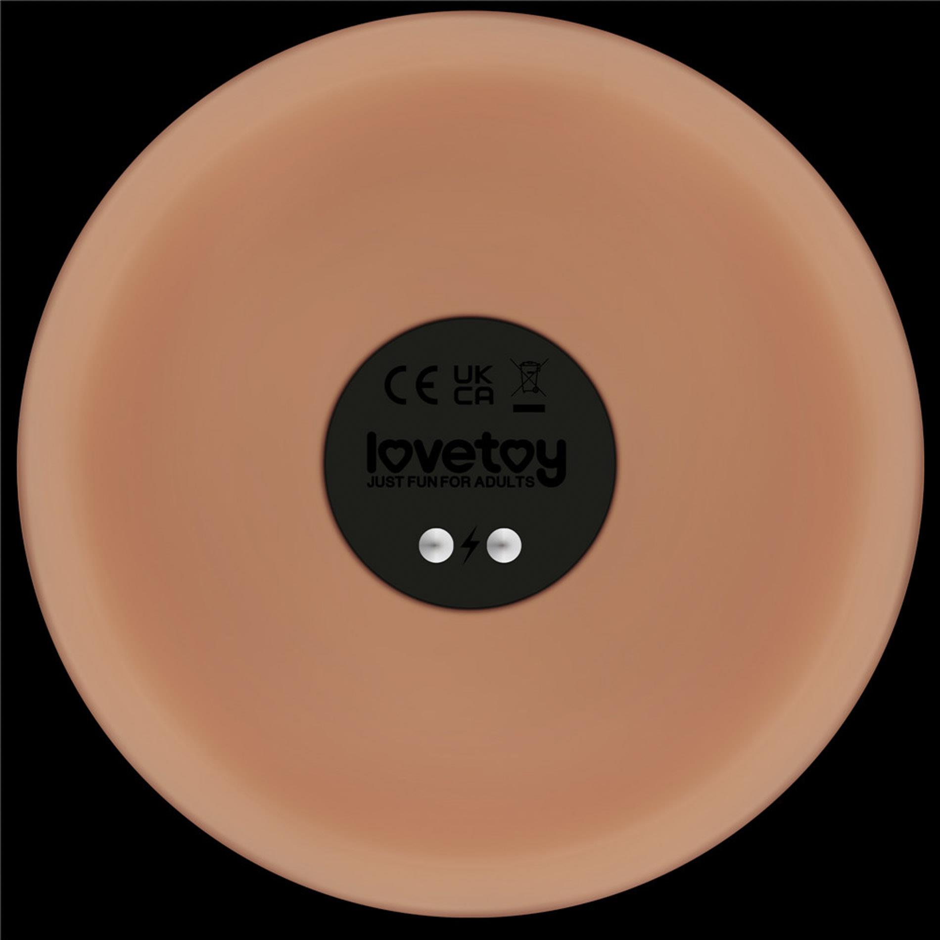 Вибратор Lovetoy Power Basic 7'', 17.8 см (телесный)