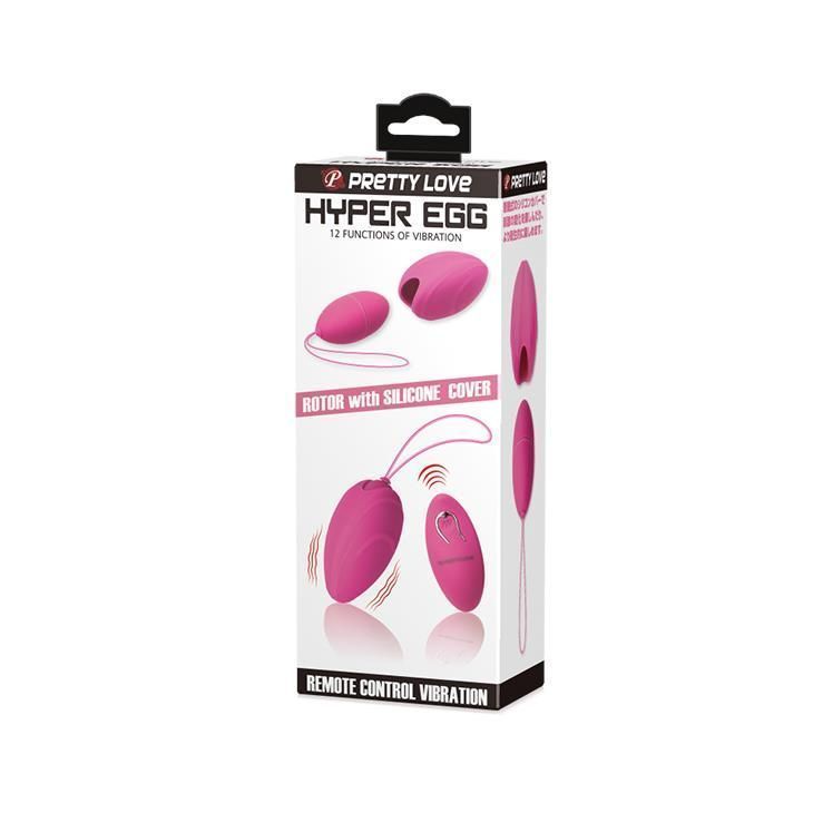 Виброяйцо Pretty Love Hyper Egg, 7,4 см (фиолетовый)