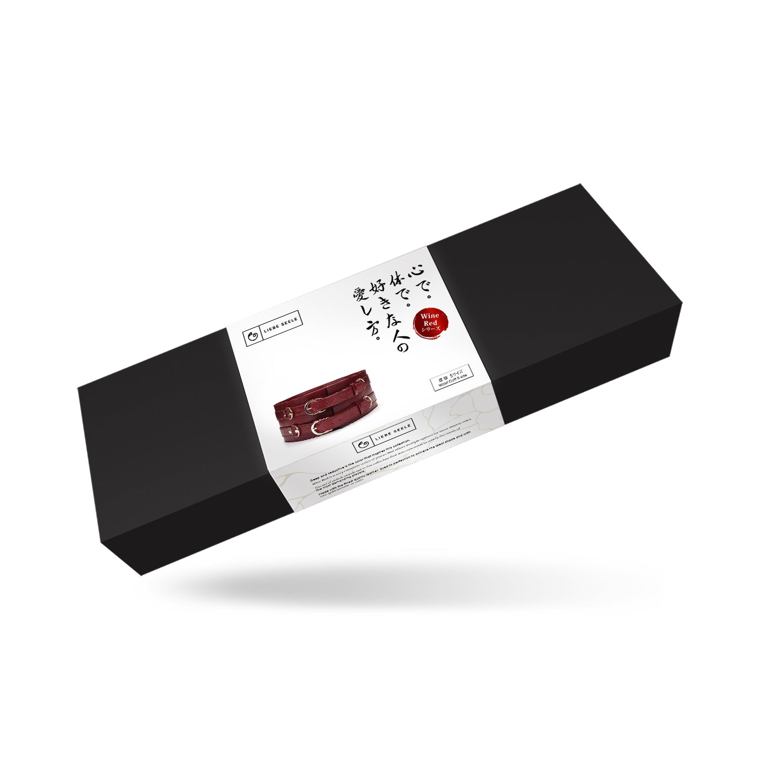 Бондажный пояс Liebe Seele Wine Red Waist Belt, S (бордовый)