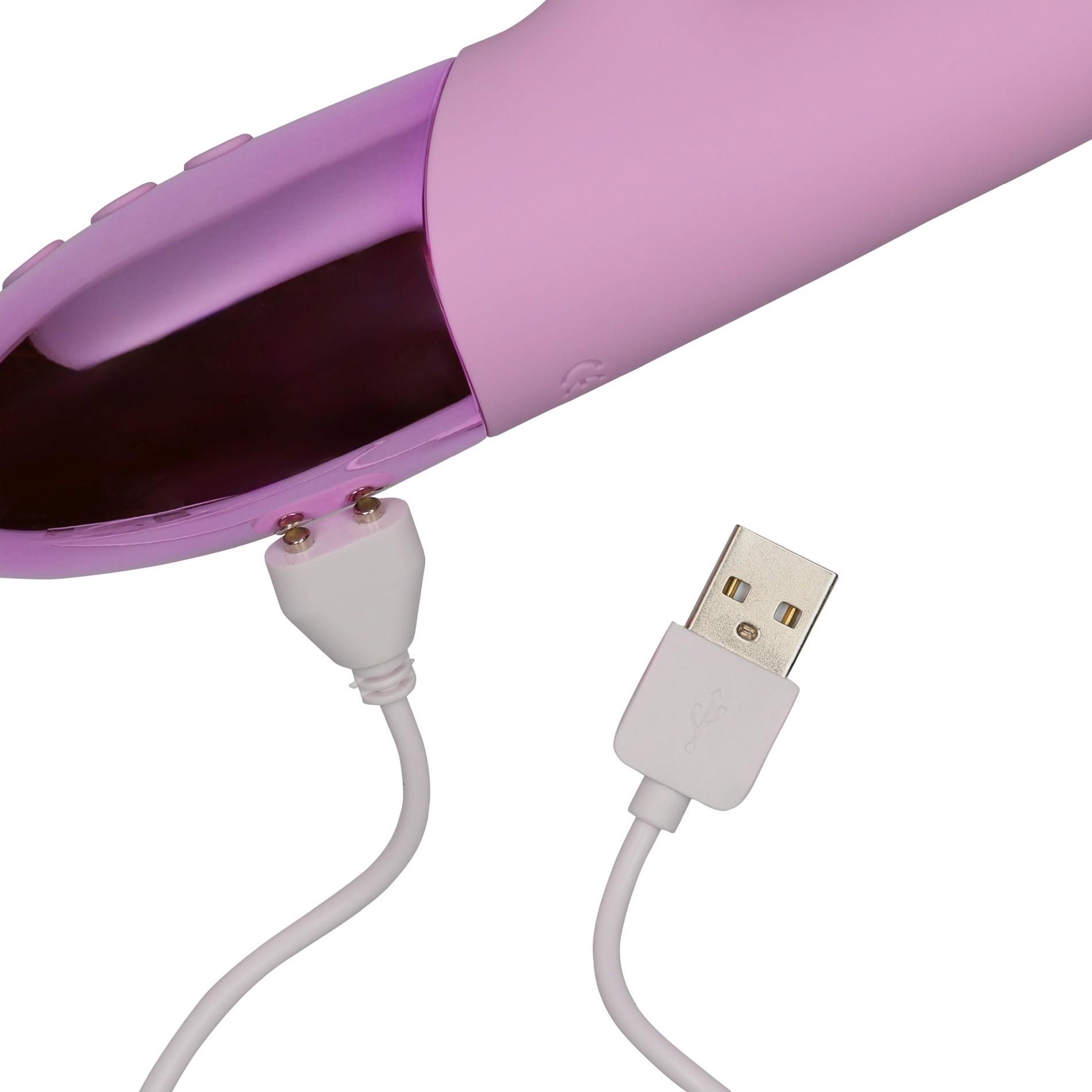 Вибратор-кролик Loveline Ultra Soft, 22.5 см (сиреневый)