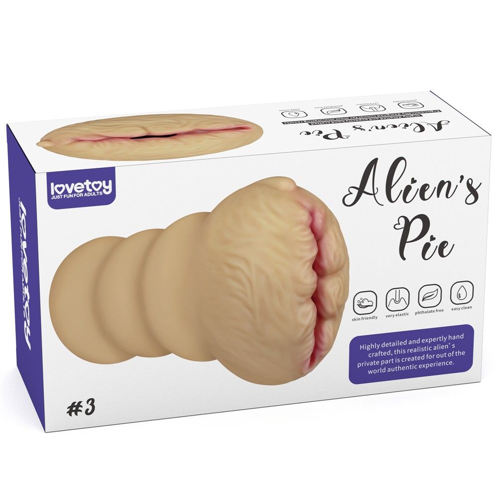 Мастурбатор LoveToy Alien's Pie Masturbator #3 (телесный)