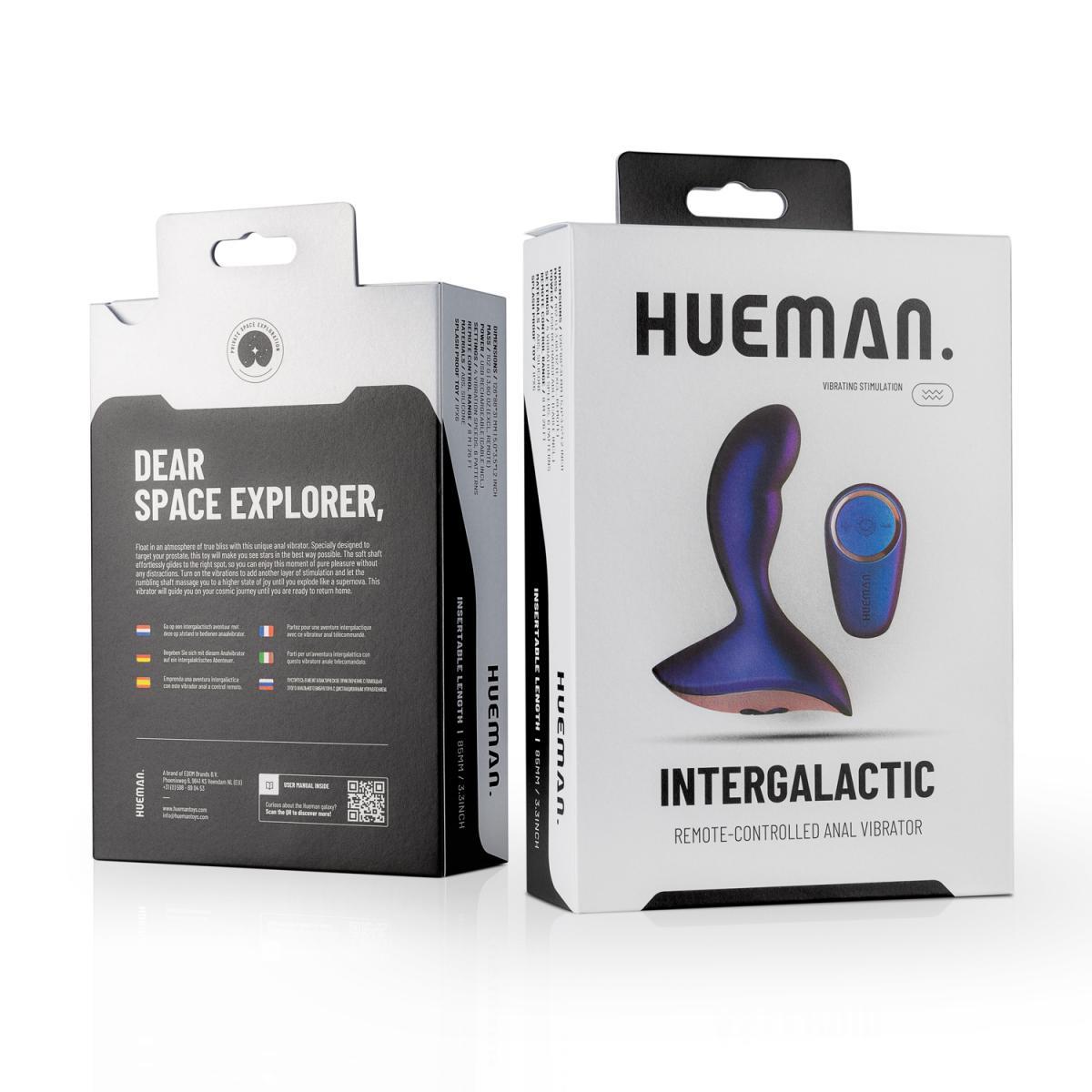 Стимулятор простаты Hueman Intergalactic Anal, 12,6 см (фиолетовый)