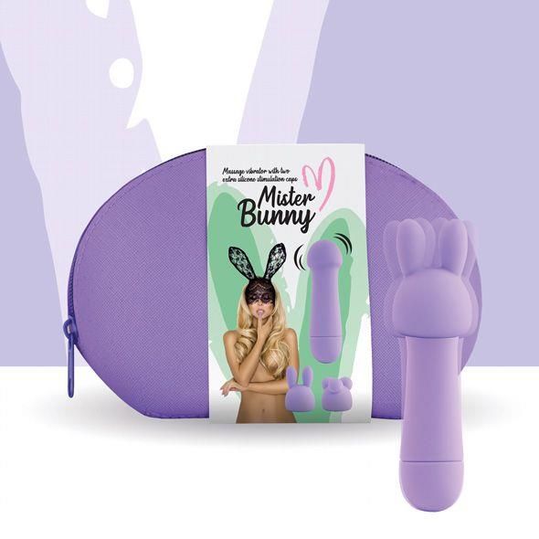 Вибратор для клитора FeelzToys Mister Bunny, 13,5 см (фиолетовый)