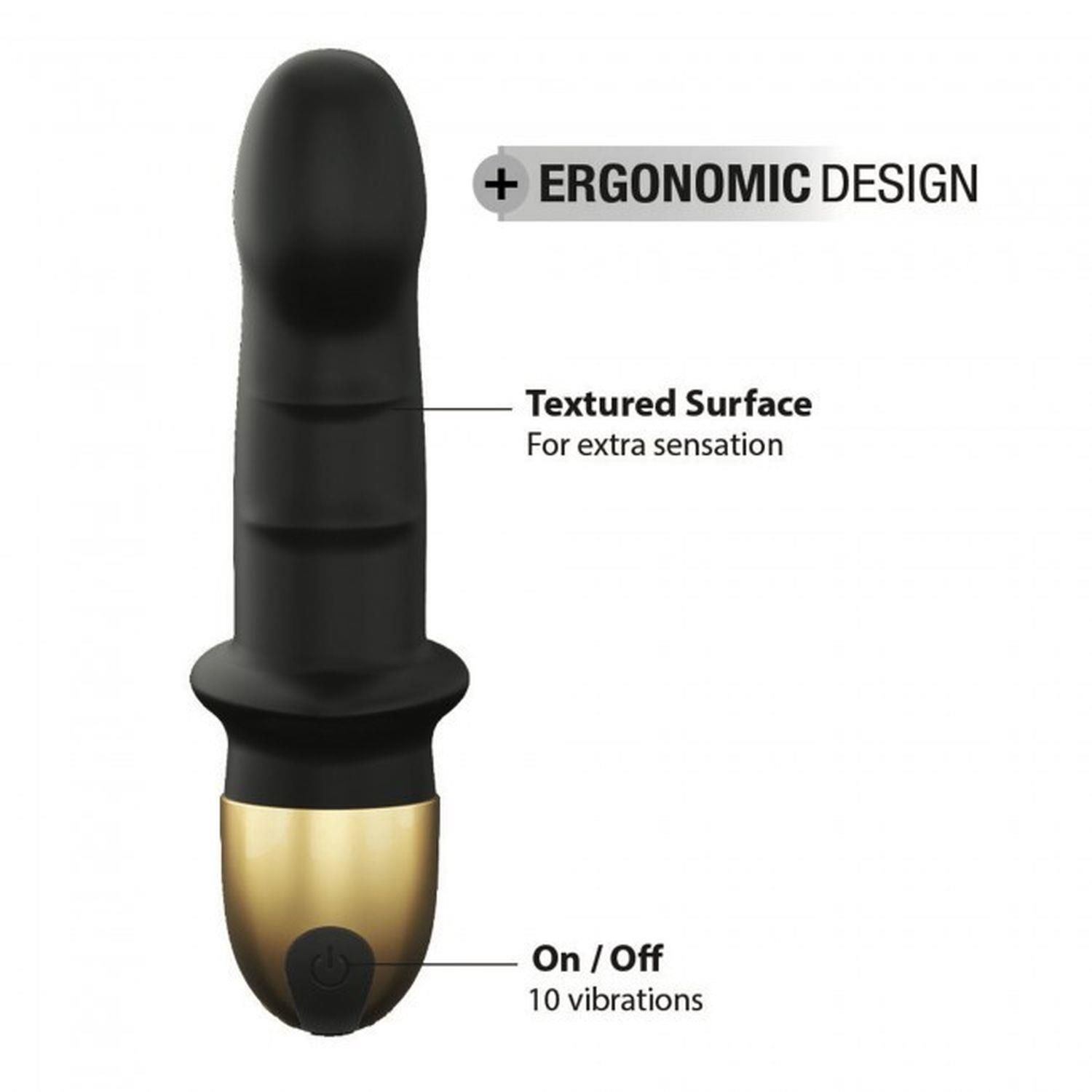 Вібратор Dorcel Mini Lover 2.0, 16,5 см (чорний)