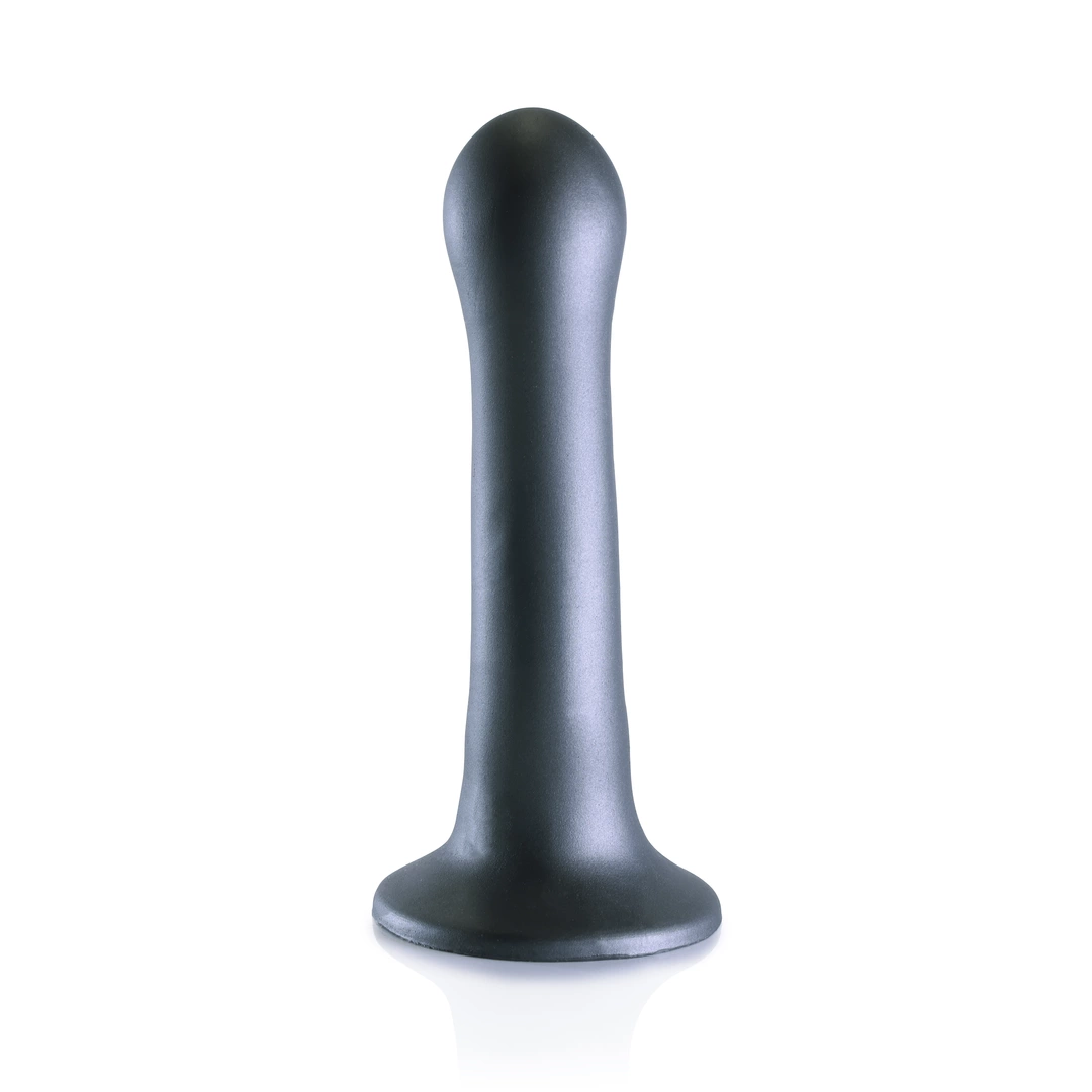 Фаллоимитатор Ouch! Curvy G-Spot Dildo 7'', 17 cm (серый)