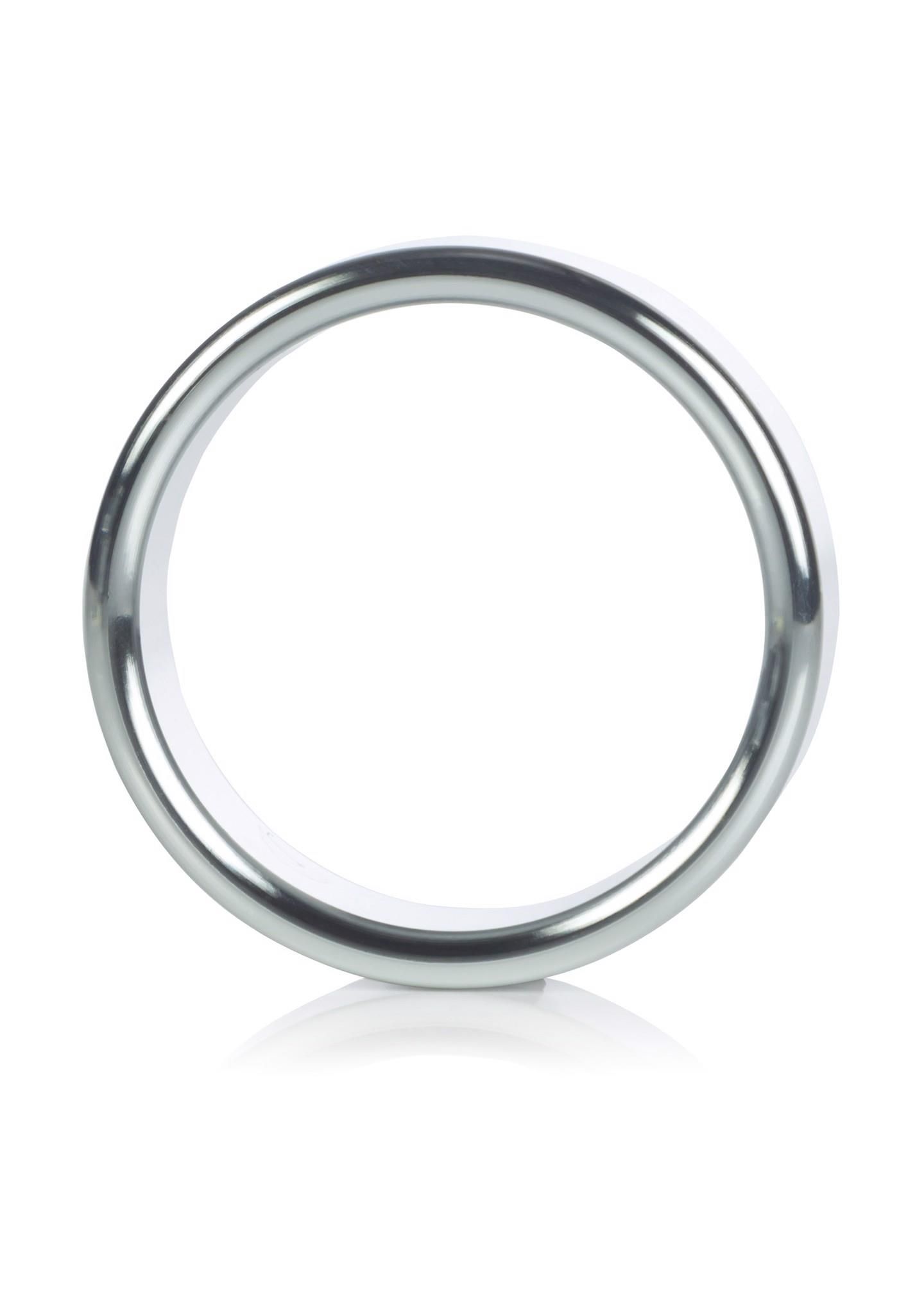 Эрекционное кольцо CalExotics Alloy Metallic Ring, 4 см (серебристый)