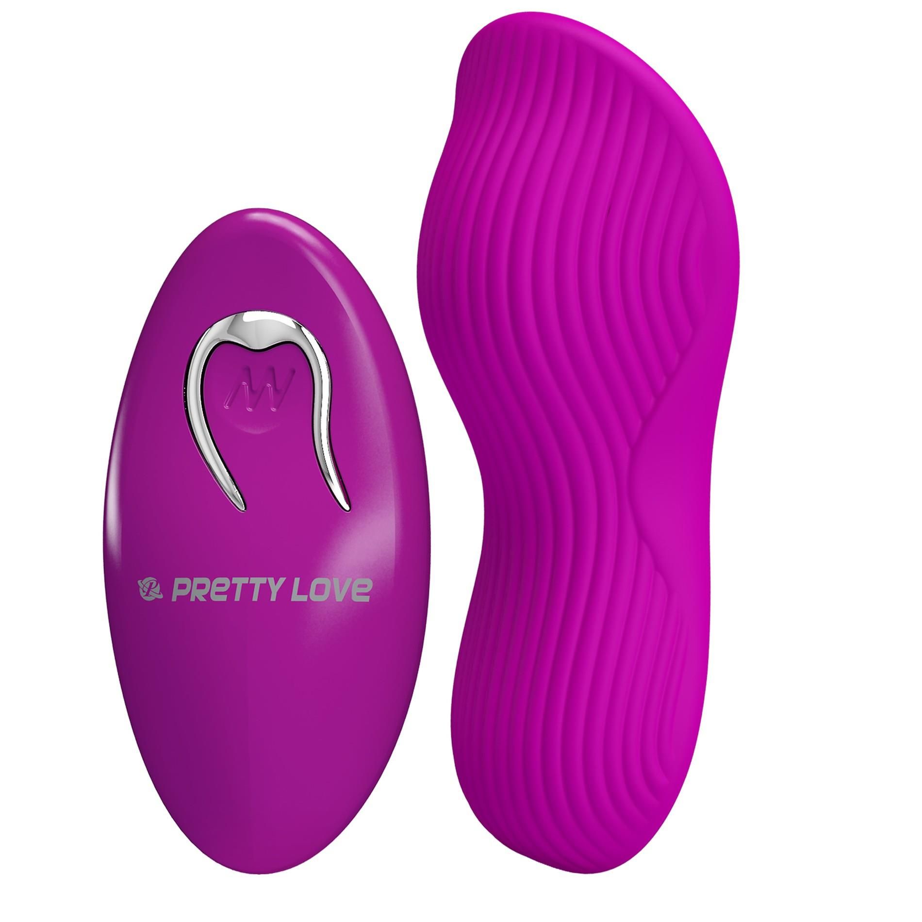 Wibrator do majtek Pretty Love Romario, 8,9 cm (fioletowy)