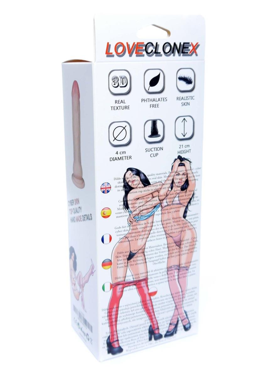 Фаллоимитатор B - Series Real Bachus 7", 21 см (телесный)