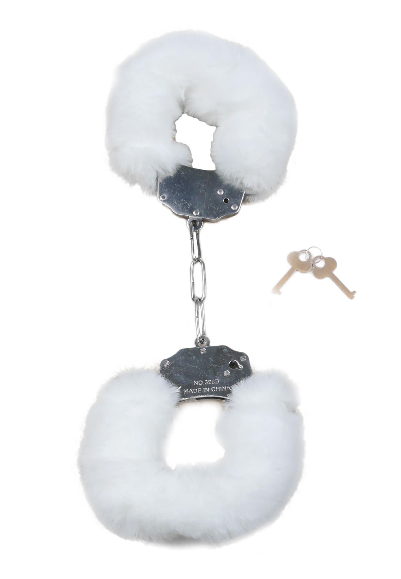 Наручники Fetish B - Series Furry Cuffs (белый)