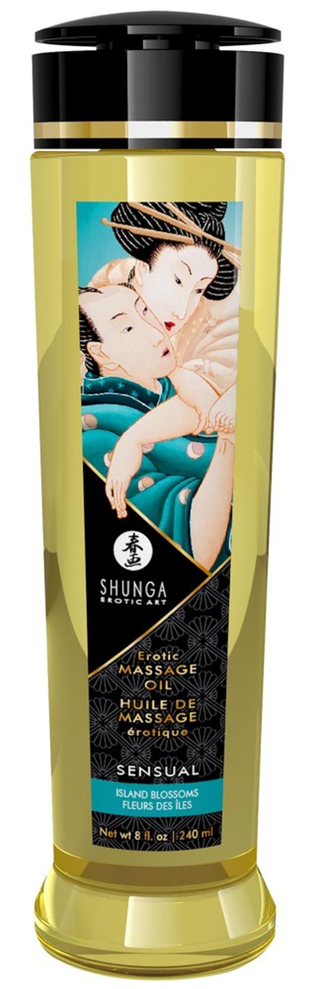 Масажна олія Shunga Island Blossoms, 240 мл