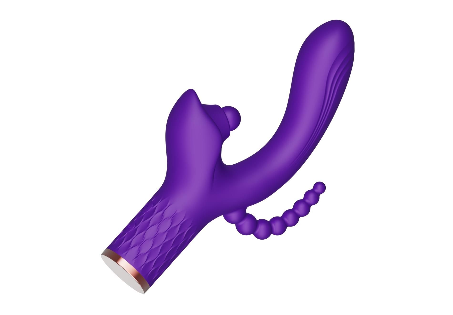 Вибратор B - Series Power Patty, 21.5 см (фиолетовый)
