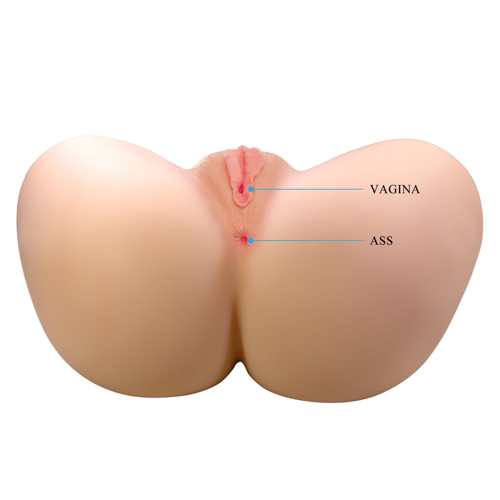Crazy Bull Vivian - Realistyczny masturbator, W kolorze cielistym, 35 cm