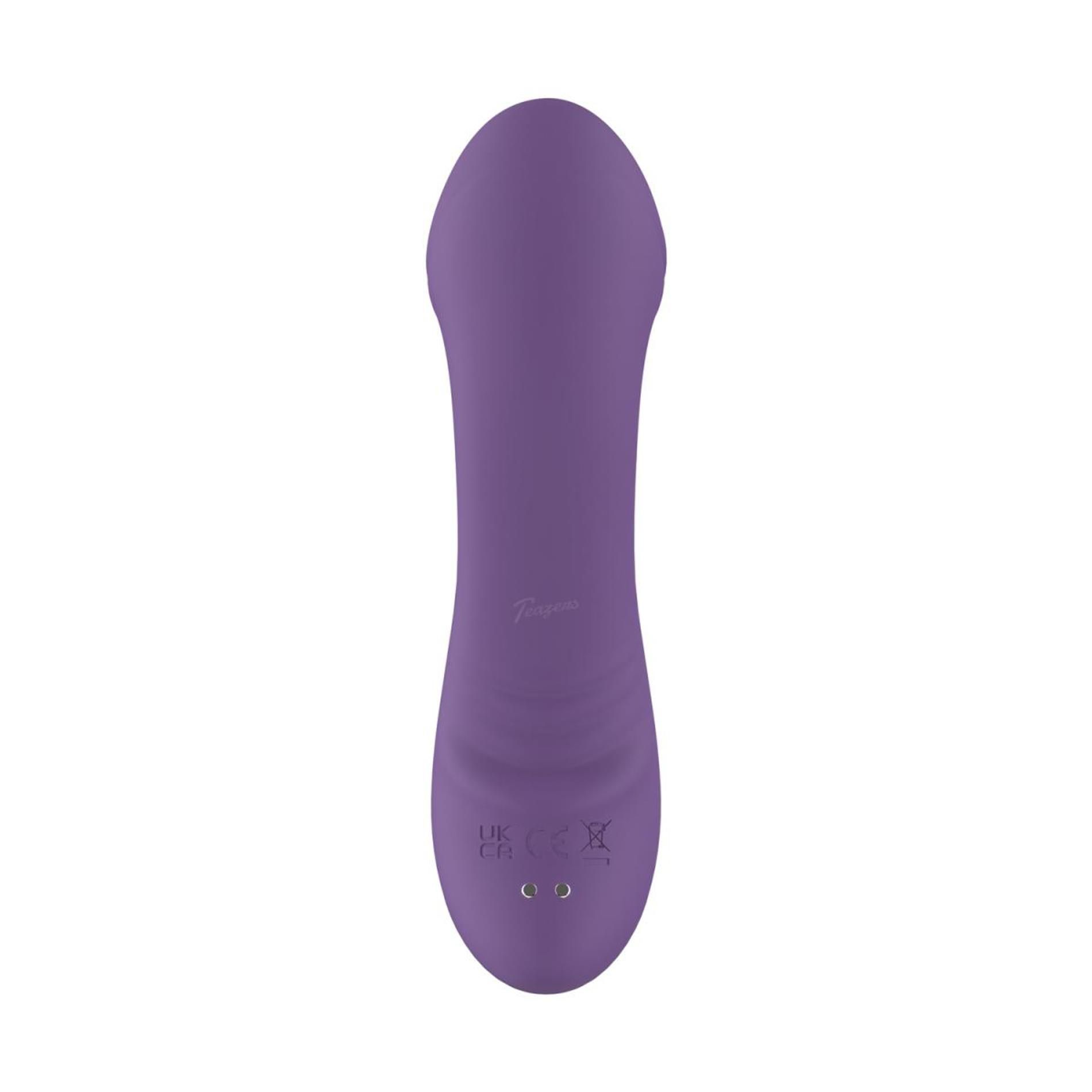 Мини-вибратор Teazers Mini Thrusting, 17.5 см (фиолетовый)