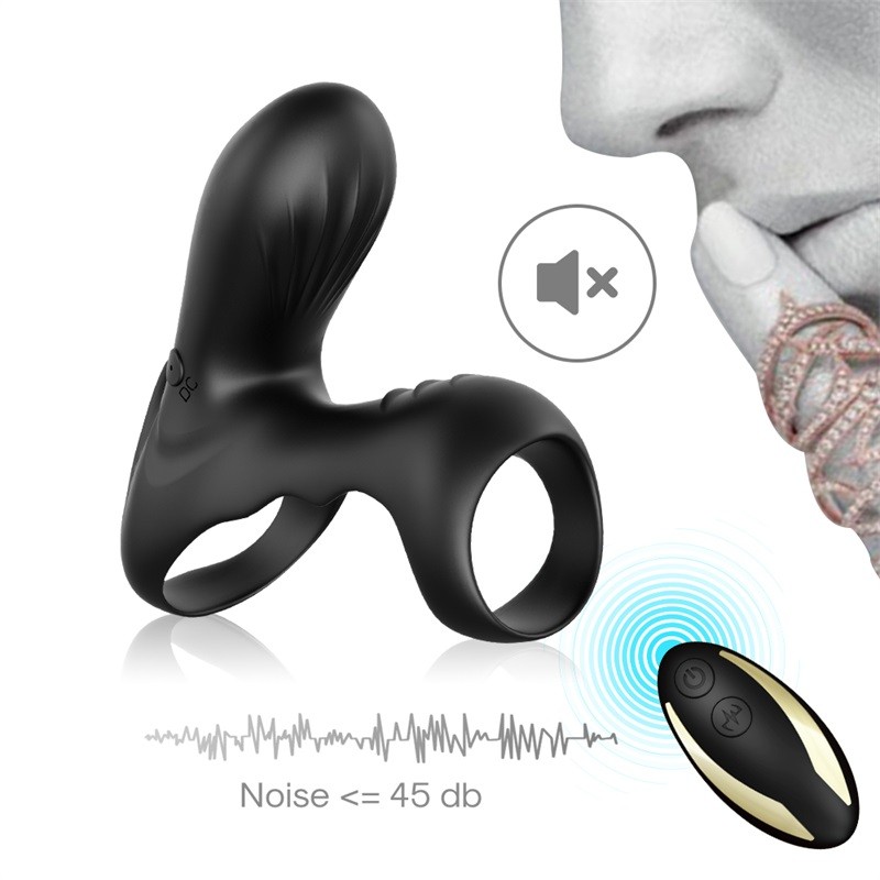 Виброкольцо Boss Series Ranger Penis Ring, 10.9 см (черный)