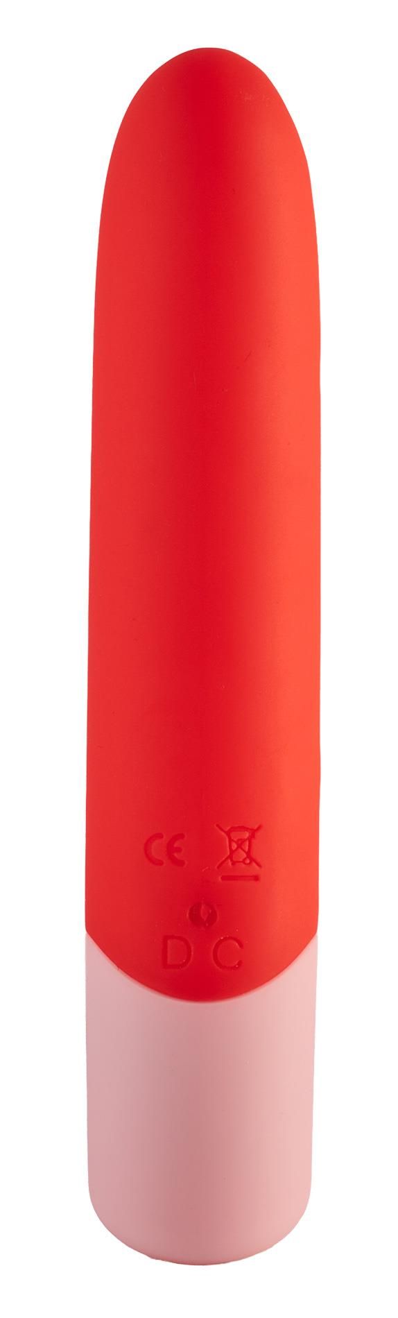 Mini wibrator Dream Toys Love Whisper, 12.5 cm (czerwony)