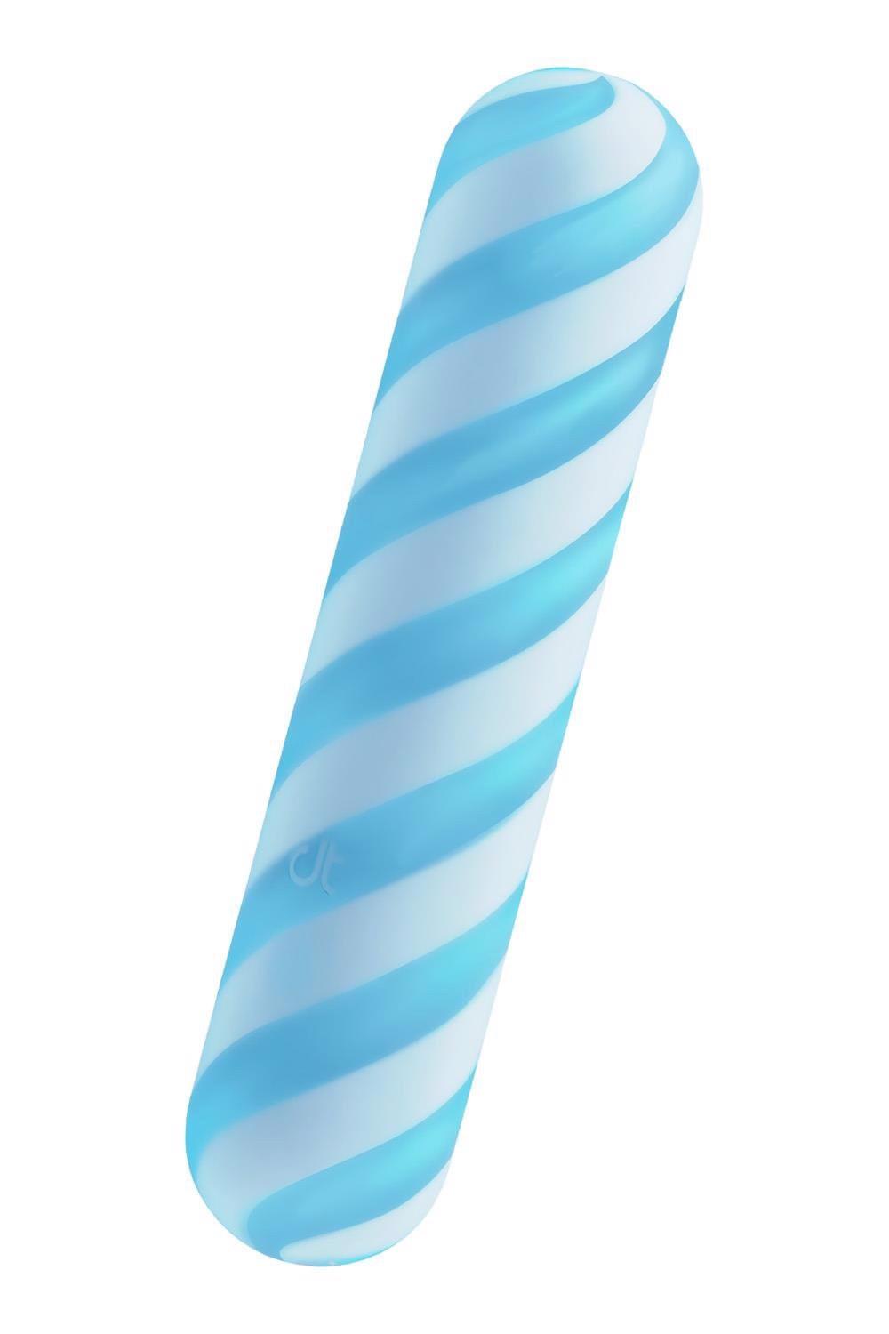 Мини-вибратор Dreamtoys Glitz Blue For You, 10.9 см (голубой)