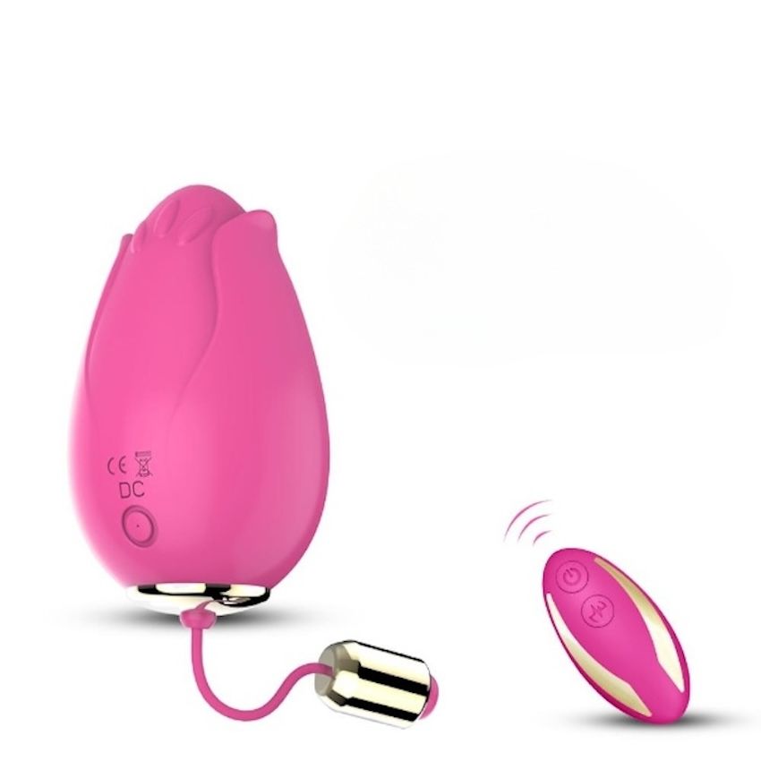 Wibrujące jajeczko B - Series Joy Mandala, 3.6 cm (różowy)