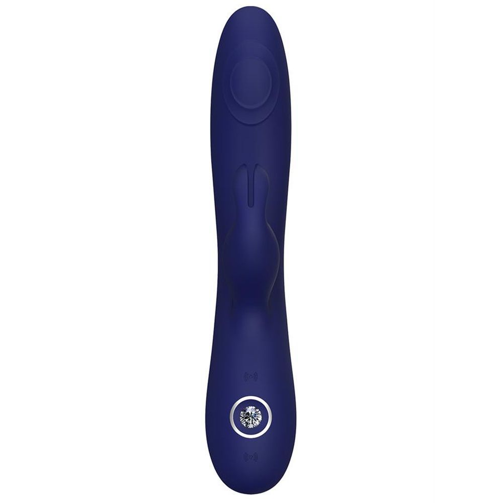 Вибратор-кролик Dream Toys Blue Evolution Themis, 22 см (синий)