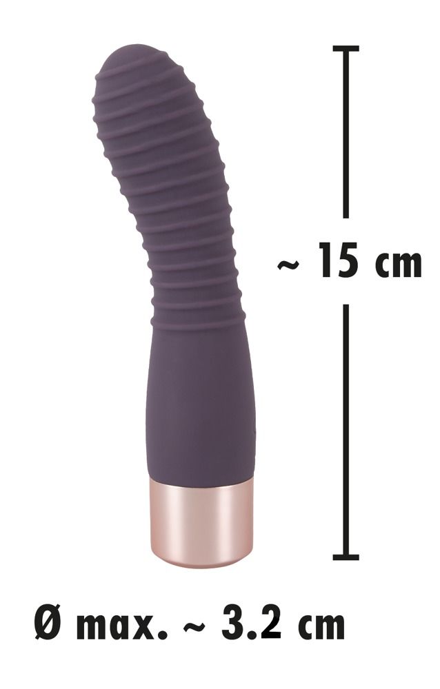Вибратор Elegant Series Flexy Vibe, 15 см (фиолетовый)