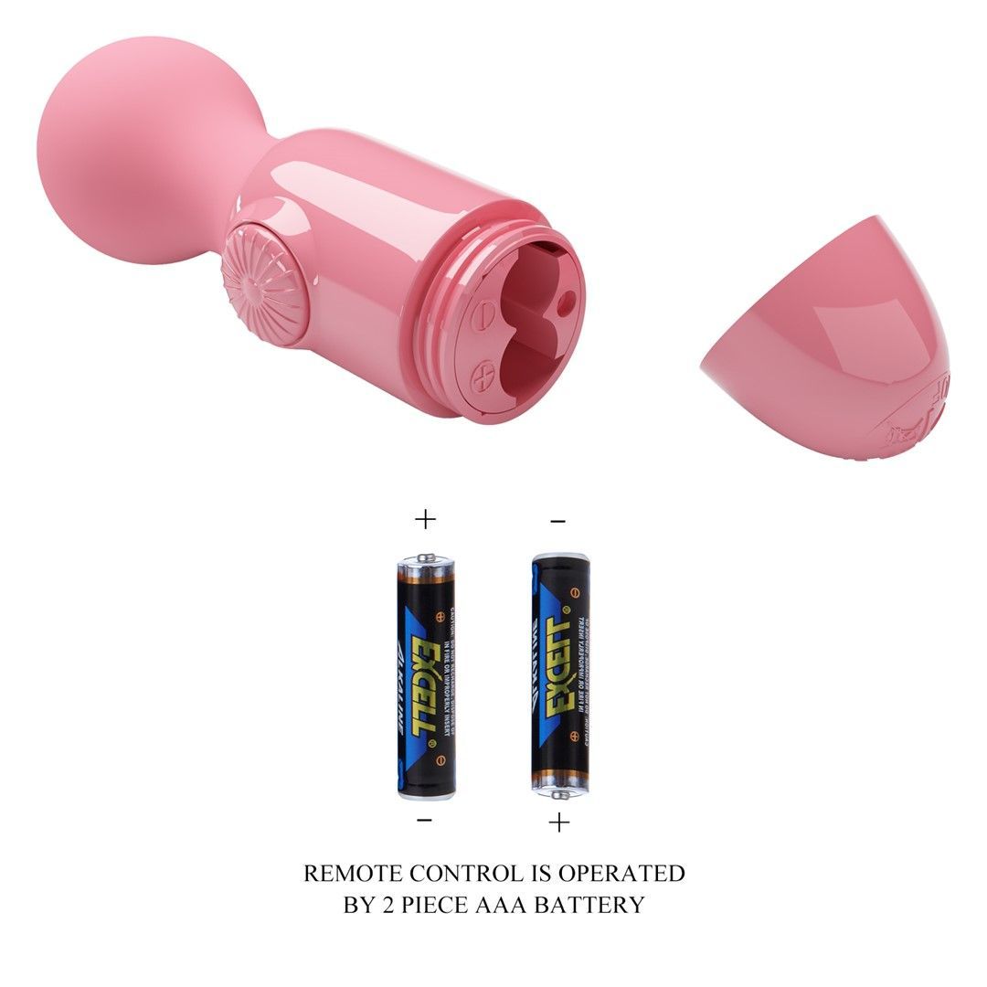 Вібромасажер Pretty Love Mini Stick Little Cute, 12 см (рожевий)