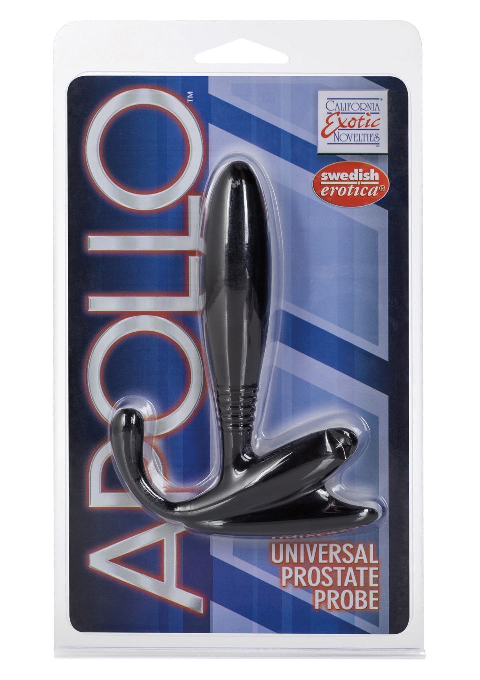 Анальная пробка Apollo Universal Prostate Probe, 9 см (черный)