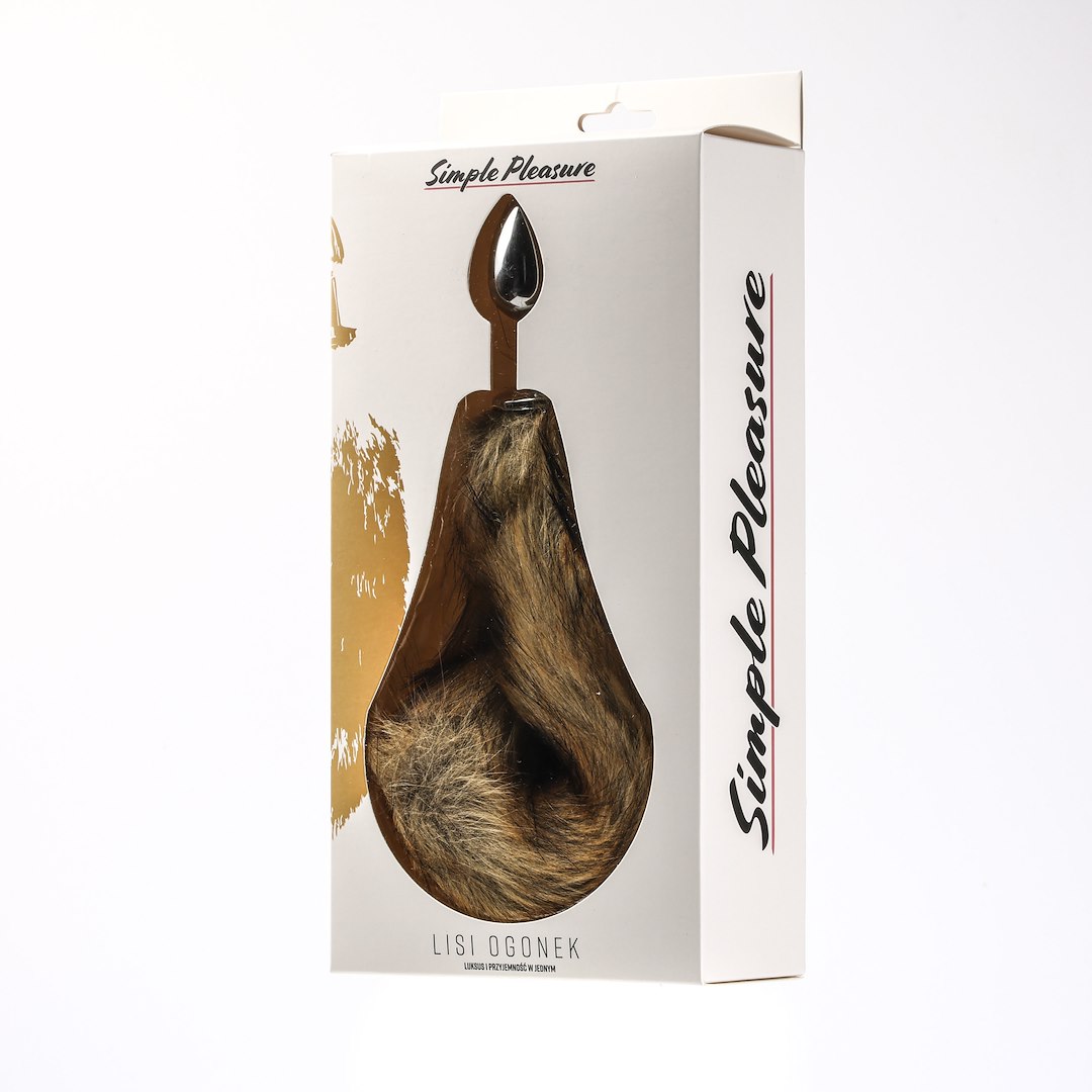 Анальна пробка Simply Pleasure Lisi Ogonek S, 45 cm (сріблястий)