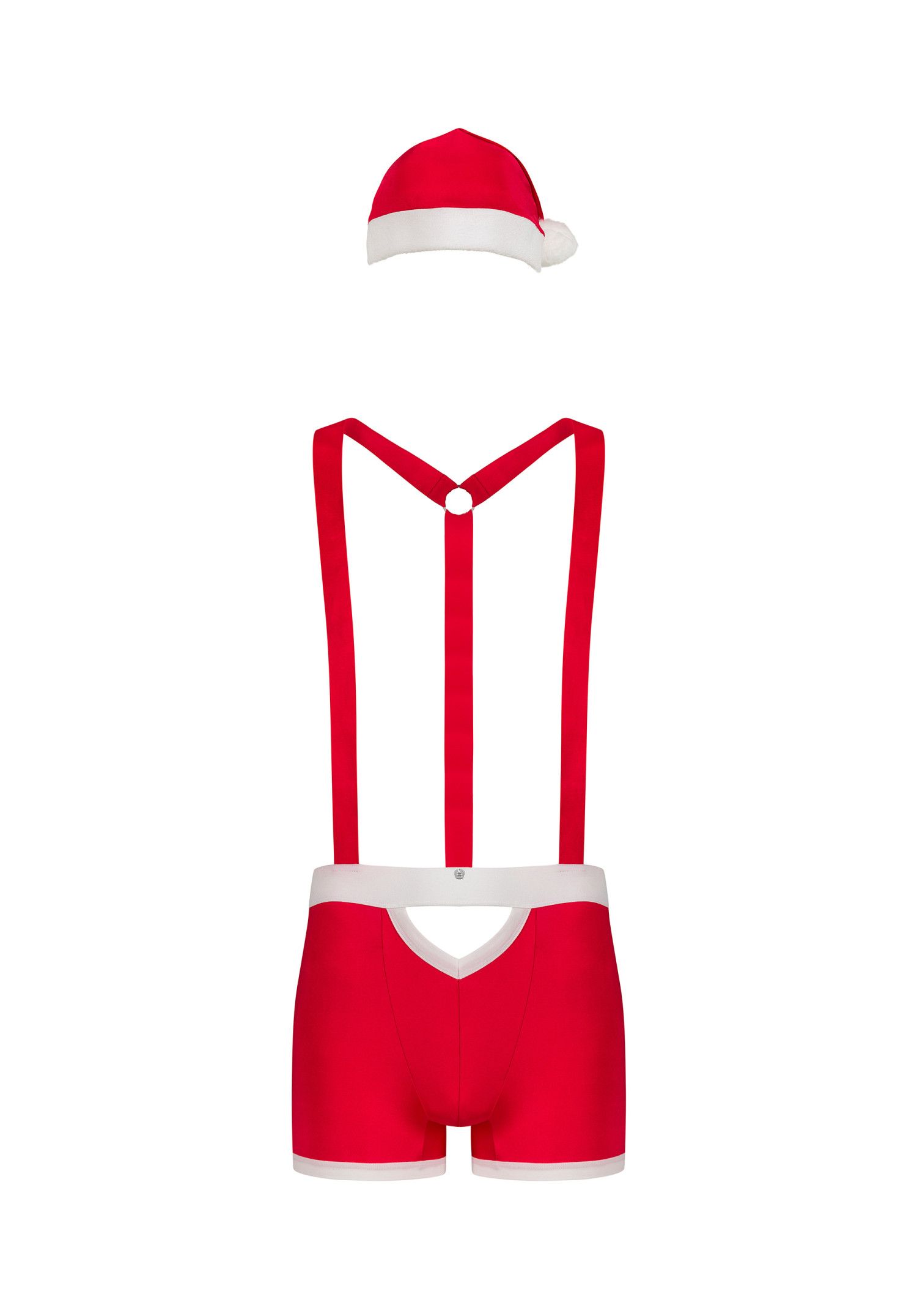 Kostium Santy Obsessive Mr Claus Set, S/M (czerwony)