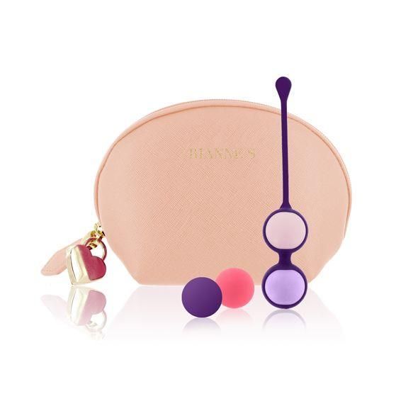Вагинальные шарики Rianne S Pussy Playballs Nude, 4 шт (бежевый)