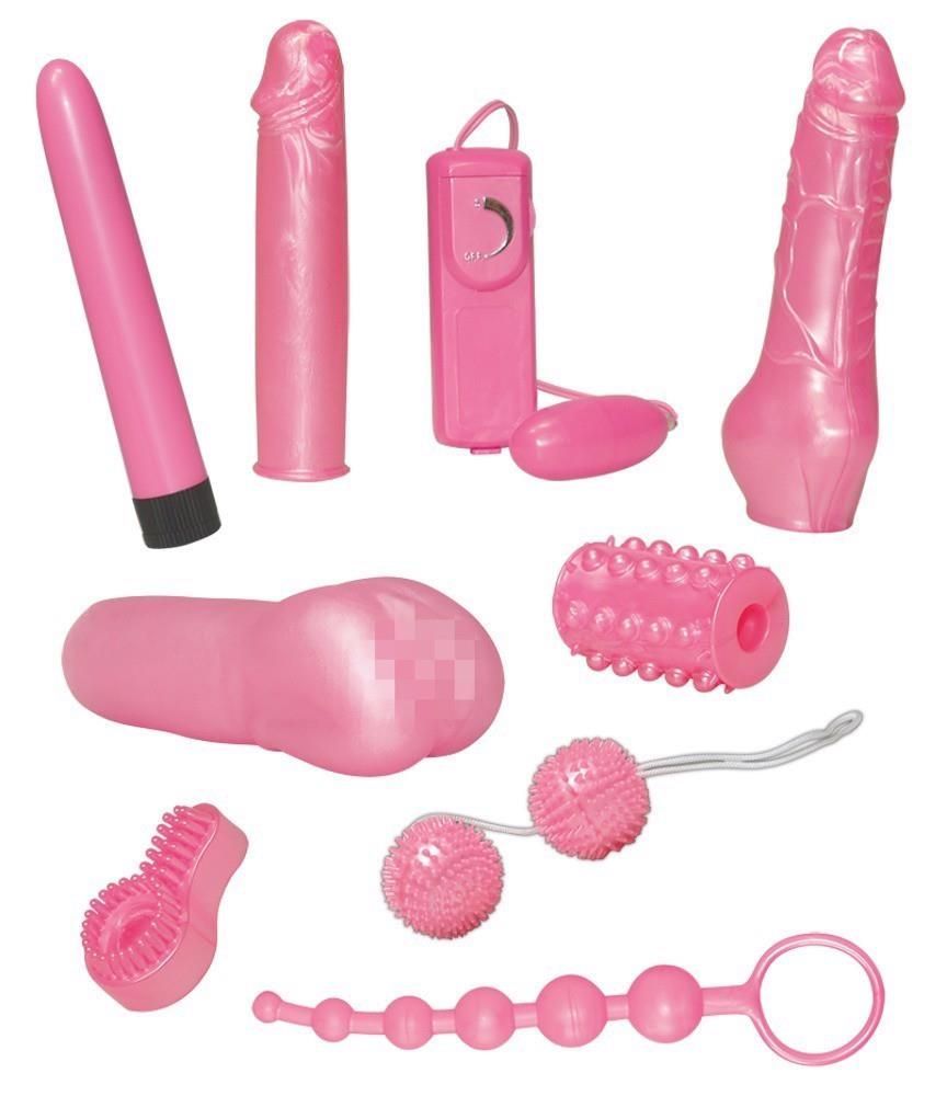 Zestaw zabawek erotycznych Orion Candy Toy Set, 9 przedmiotów (różowy)