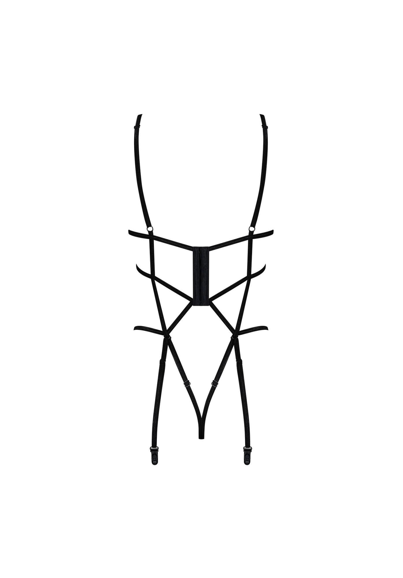 Боди Obsessive Badossa, L/XL (черный)