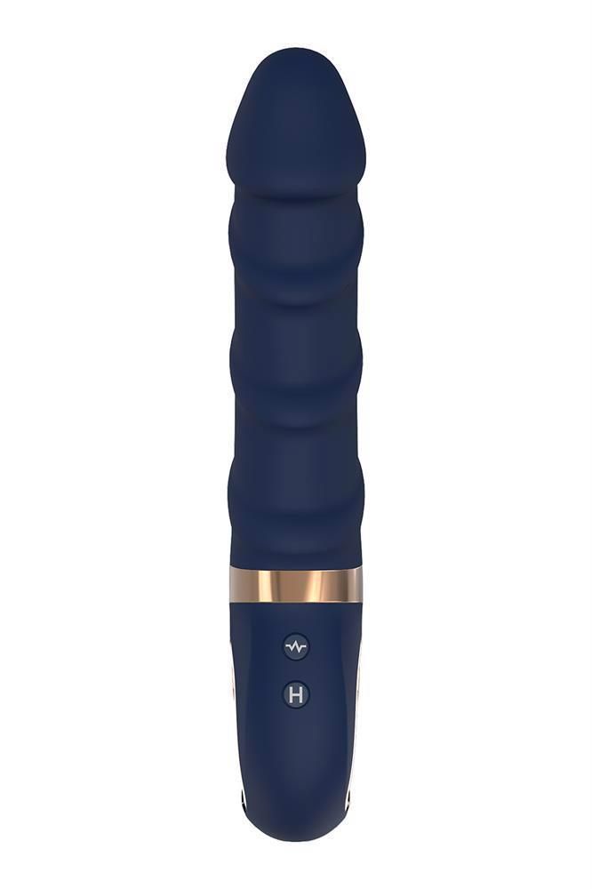 Реалістичний вібратор DreamToys Goddess Belenos, 23 см (синій)