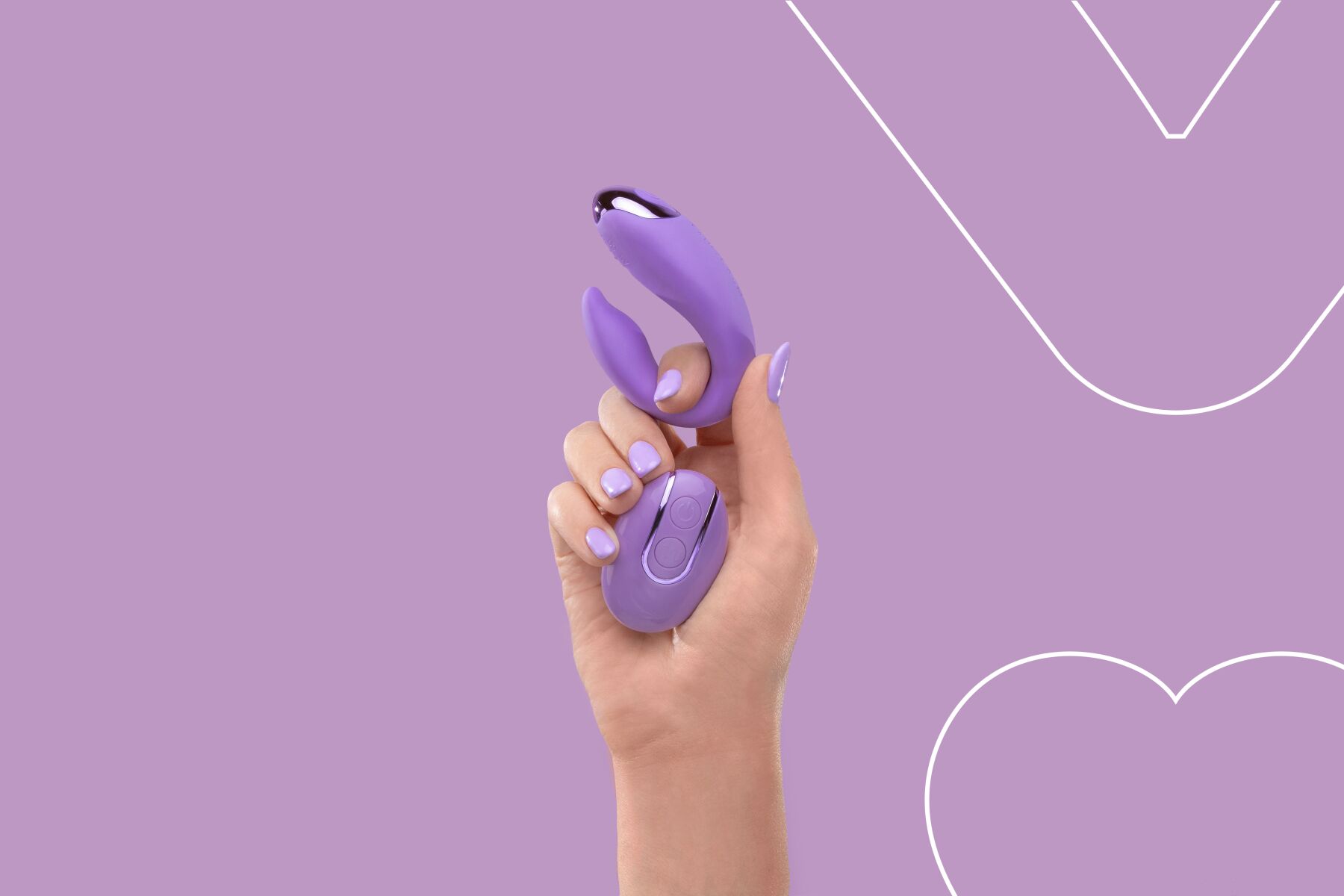 Вибратор FairyGasm Basket Of Pleasure, 9 см (фиолетовый)