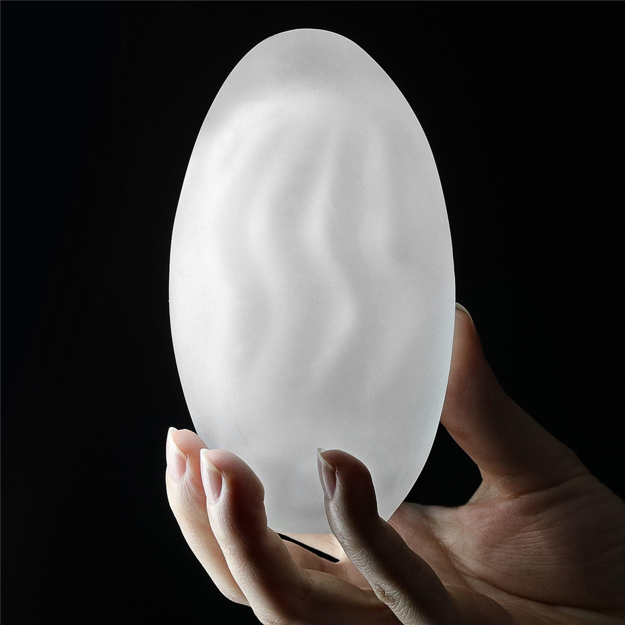 Мастурбатор яйцо LoveToy Giant Egg Grind Spirals Edition (прозрачный)