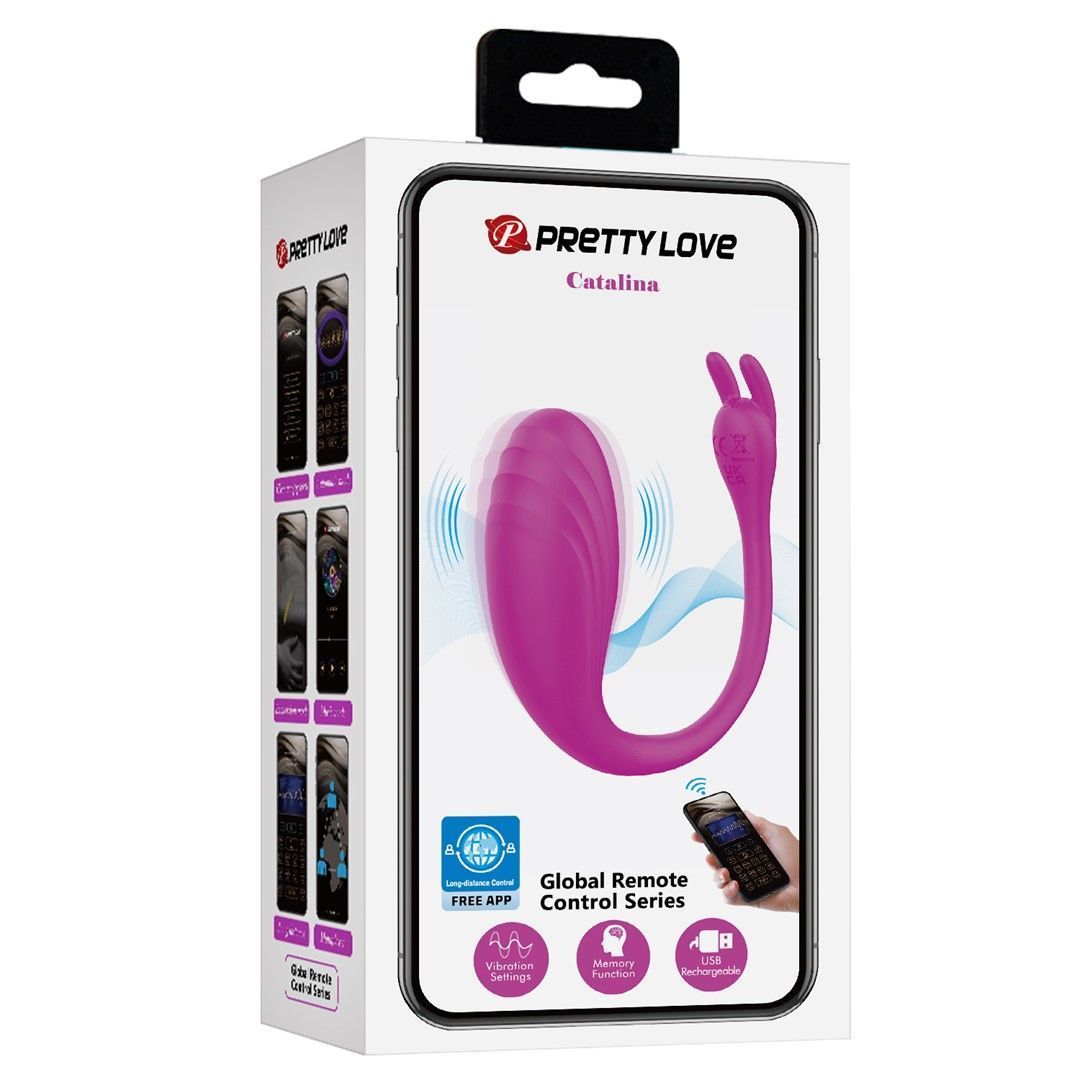 Виброяйцо Pretty Love Catalina, 10 см (фиолетовый)
