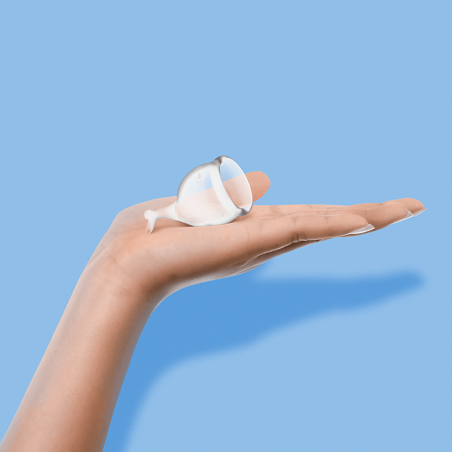 Менструальная чаша Satisfyer Feel Secure, 2 шт (прозрачный)