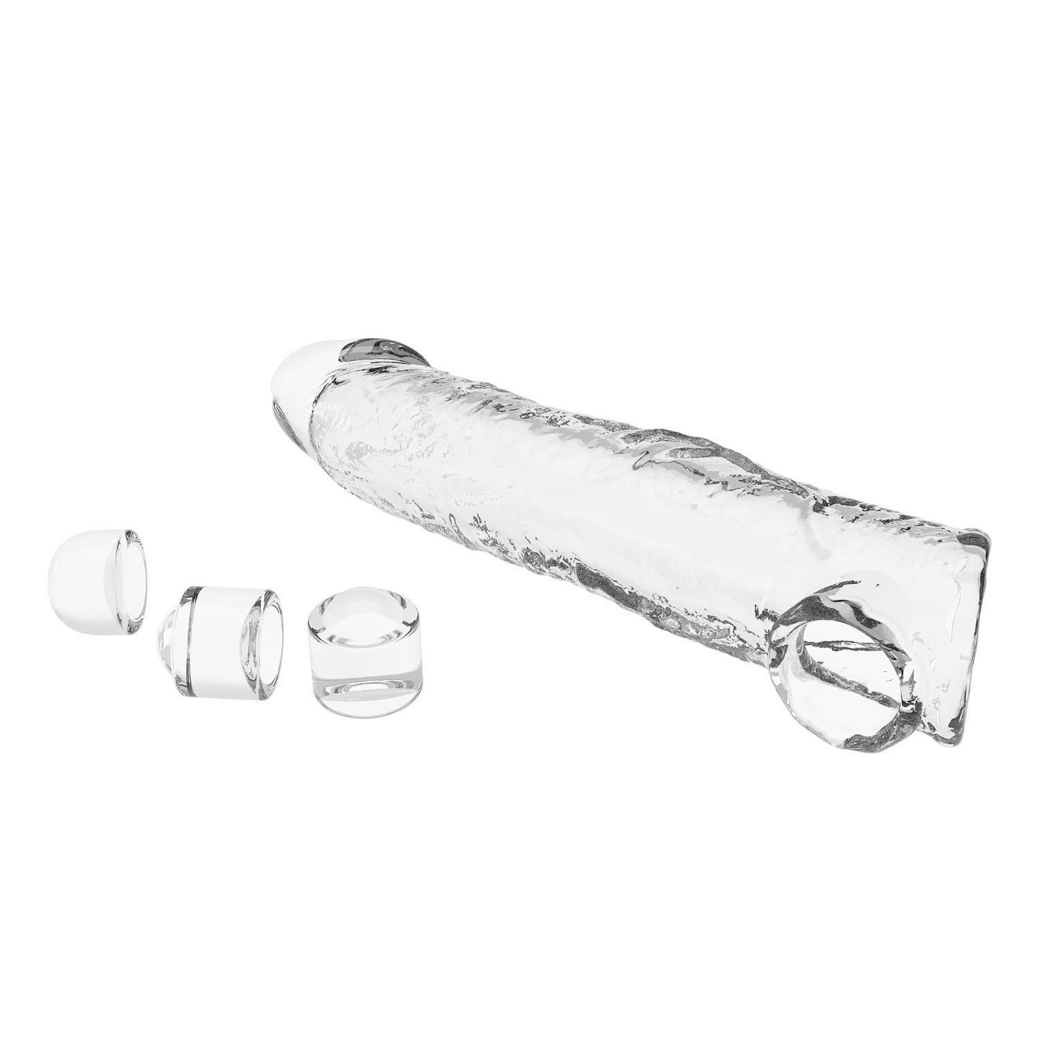 Насадка на пенис Pretty Love Extension Penis Sleeve, 26 см (прозрачный)