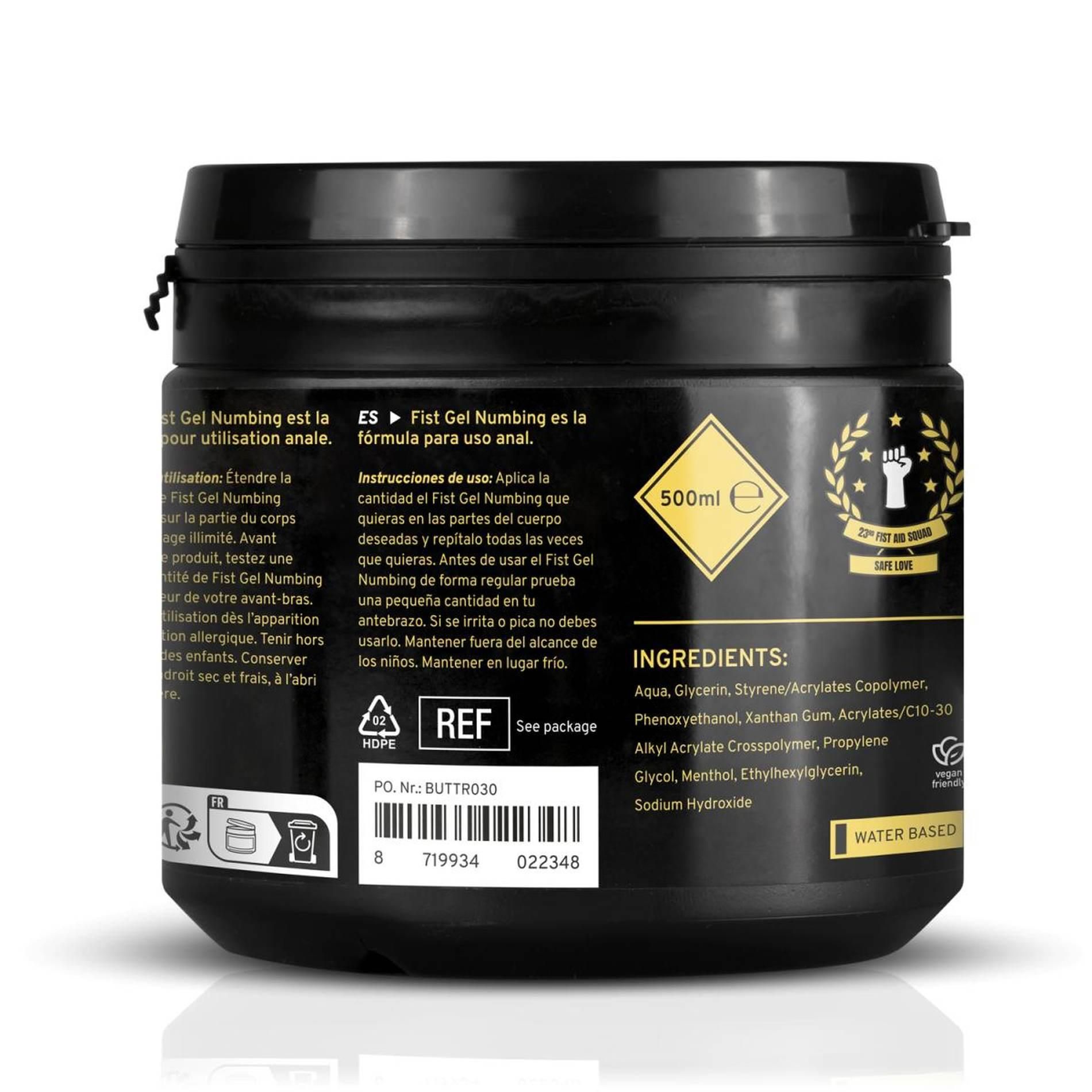 Гель для фистинга Buttr Fisting Gel Numbing, 500 мл